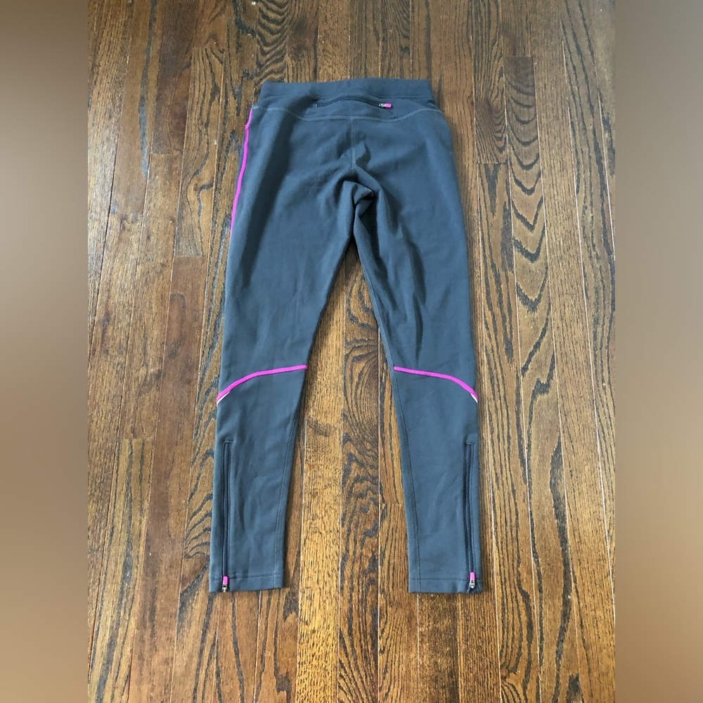 The North Face Women’s S Dark Gray Fleece-Lined Long Ankle Leggings w/Pockets - Picture 13 of 16